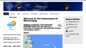 What Bahamasweather.org.bs website looked like in 2017 (6 years ago)