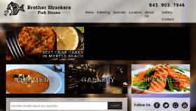 What Brothershuckersfishhouse.com website looked like in 2017 (6 years ago)