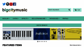 What Bigcitymusic.com website looked like in 2017 (6 years ago)