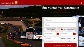 What Busmeister.de website looked like in 2017 (6 years ago)