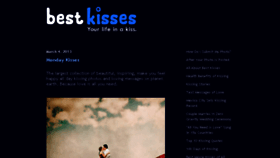 What Bestkisses.com website looked like in 2017 (6 years ago)
