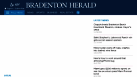 What Bradenton.com website looked like in 2017 (6 years ago)