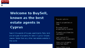 What Buysellcyprus.com website looked like in 2017 (6 years ago)