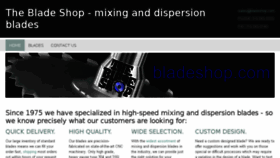 What Bladeshop.com website looked like in 2017 (6 years ago)