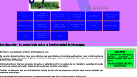 What Bio-nica.info website looked like in 2017 (6 years ago)