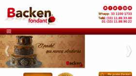 What Backen.mx website looked like in 2017 (6 years ago)