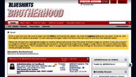 What Blueshirtsbrotherhood.com website looked like in 2017 (6 years ago)