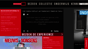 What Beeldengeluid.nl website looked like in 2017 (6 years ago)