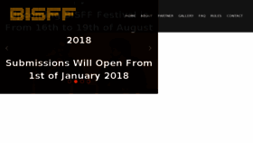 What Bisff.in website looked like in 2017 (6 years ago)