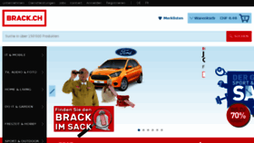 What Brack.ch website looked like in 2017 (8 years ago)