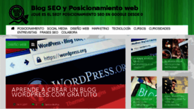 What Blog-seo.es website looked like in 2017 (6 years ago)