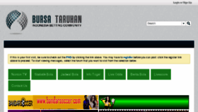 What Bursataruhan.com website looked like in 2017 (6 years ago)