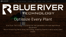 What Bluerivertechnology.com website looked like in 2017 (6 years ago)