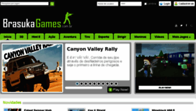 What Brasukagames.com.br website looked like in 2017 (8 years ago)