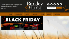 What Binkleyhurst.com website looked like in 2017 (6 years ago)