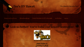 What Beesrvresort.com website looked like in 2017 (6 years ago)