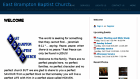 What Bramptonbaptistchurch.org website looked like in 2017 (6 years ago)