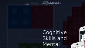 What Brainquire.com website looked like in 2017 (6 years ago)