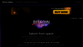 What Bitcoingala.xyz website looked like in 2017 (6 years ago)