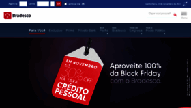 What Bradescopessoajuridica.b.br website looked like in 2017 (6 years ago)