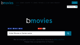 What Bmovies.film website looked like in 2017 (6 years ago)