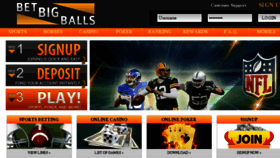 What Betbigballs.com website looked like in 2017 (6 years ago)