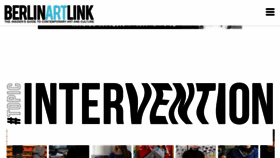 What Berlinartlink.com website looked like in 2017 (6 years ago)