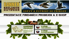 What Banner-shop.cz website looked like in 2017 (6 years ago)