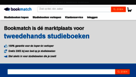What Bookmatch.nl website looked like in 2017 (6 years ago)