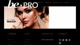 What Beprocosmetics.com website looked like in 2017 (6 years ago)