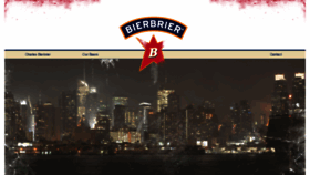 What Bierbrier.com website looked like in 2017 (7 years ago)