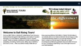 What Balirisingtours.com website looked like in 2017 (6 years ago)