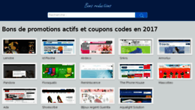 What Bons-reductions.com website looked like in 2017 (6 years ago)