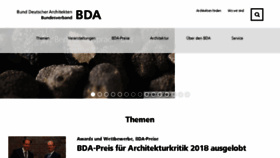 What Bda-bund.de website looked like in 2017 (6 years ago)