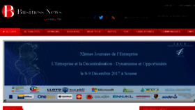 What Businessnews.com.tn website looked like in 2017 (7 years ago)