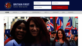 What Britainfirst.org website looked like in 2017 (6 years ago)