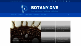 What Botany.one website looked like in 2017 (6 years ago)