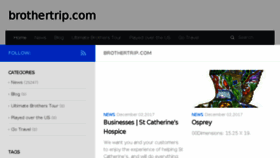 What Brothertrip.com website looked like in 2017 (6 years ago)