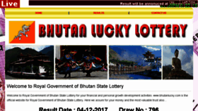 What Bhutanlucky.com website looked like in 2017 (6 years ago)