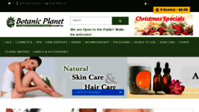 What Botanicplanet.com website looked like in 2017 (6 years ago)