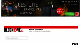What Bleskove.cz website looked like in 2017 (6 years ago)