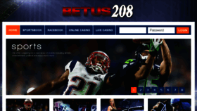 What Betus208.com website looked like in 2017 (6 years ago)