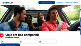 What Blablacar.com.br website looked like in 2017 (6 years ago)