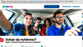 What Blablacar.pl website looked like in 2017 (6 years ago)