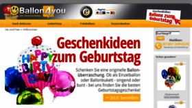 What Ballon4you.de website looked like in 2017 (6 years ago)