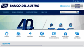 What Bancodelaustro.com website looked like in 2017 (6 years ago)