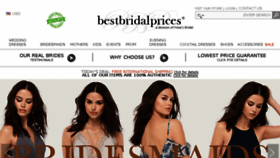 What Bestbridalprices.com website looked like in 2017 (6 years ago)