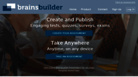 What Brainsbuilder.com website looked like in 2017 (6 years ago)