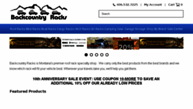What Backcountryracks.com website looked like in 2017 (6 years ago)