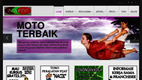 What Belajarpijat.com website looked like in 2017 (6 years ago)